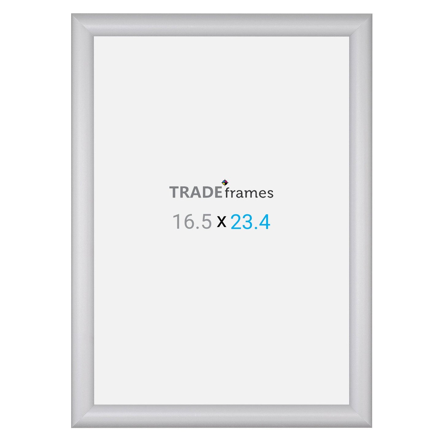 A2 (59.4 x 42 cm) Silver Snap Frame - 25MM Profile