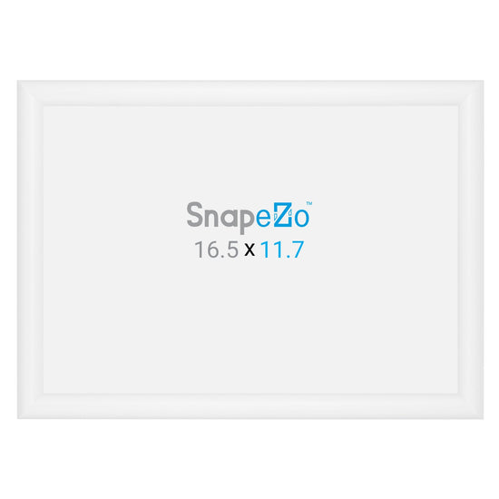 SnapeZo® A3 (42 x 29.7 cm) White Snap Frame - 25MM Profile
