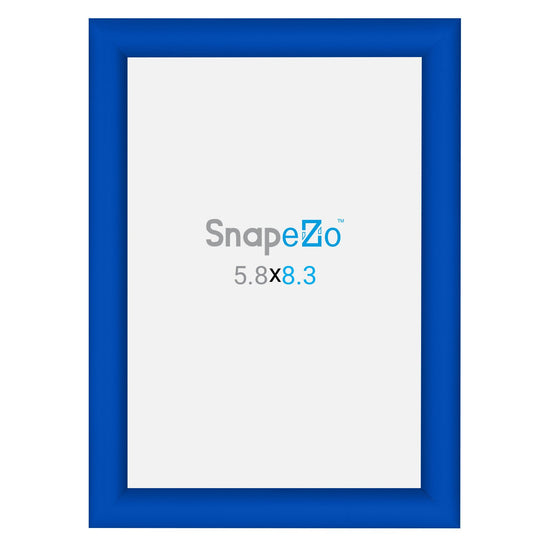 SnapeZo® A5 (21 x 14.8 cm) Blue Snap Frame - 25MM Profile