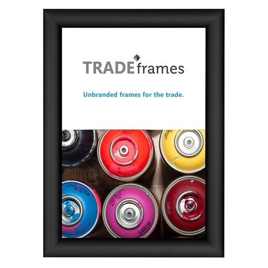A4 (29.7 x 21 cm) Black Snap Frame - 25MM Profile