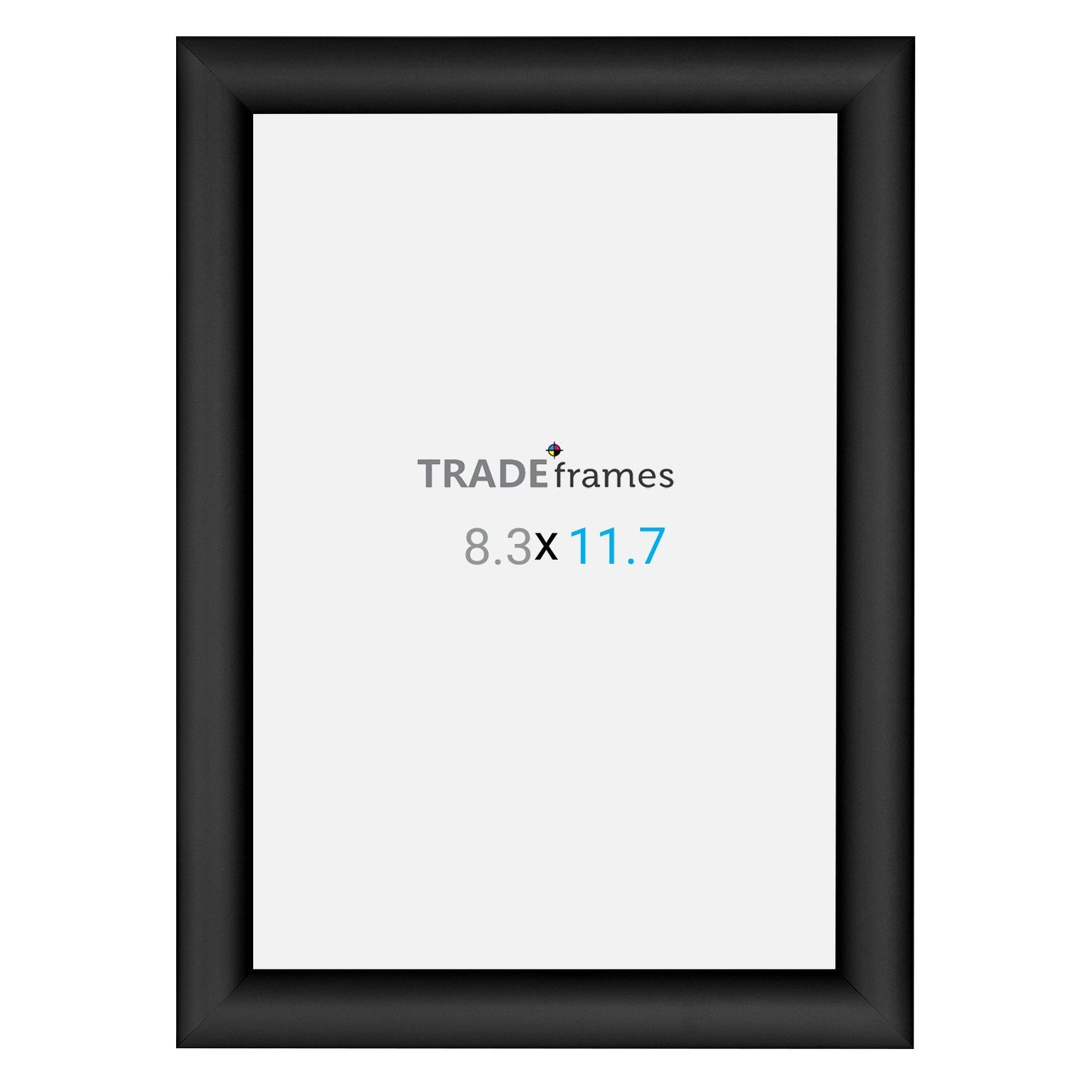 A4 (29.7 x 21 cm) Black Snap Frame - 25MM Profile