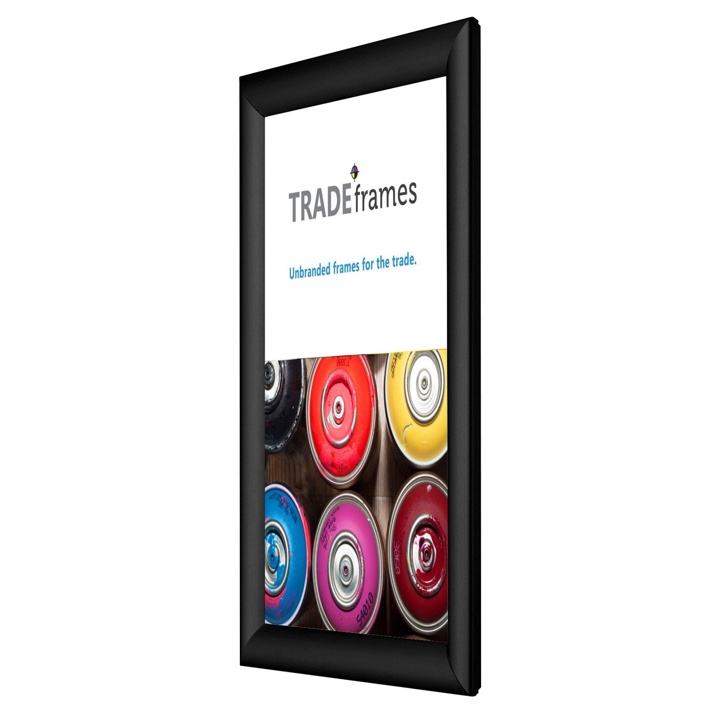 A4 (29.7 x 21 cm) Black Snap Frame - 25MM Profile