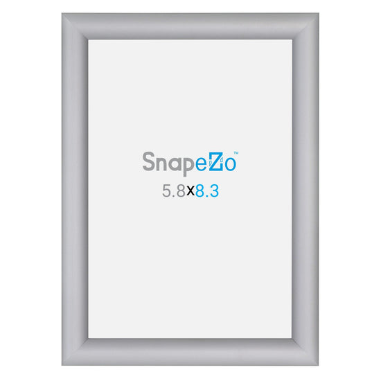 SnapeZo® A5 (21 x 14.8 cm) Silver Snap Frame - 25MM Profile