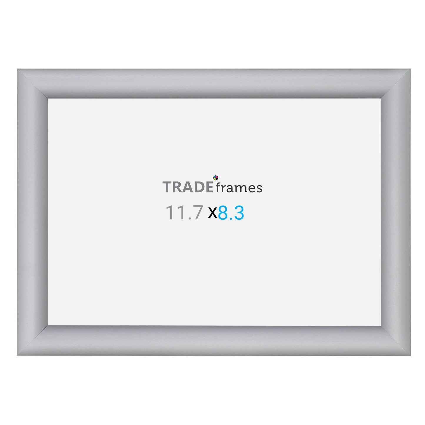 A4 (29.7 x 21 cm) Silver Snap Frame - 25MM Profile