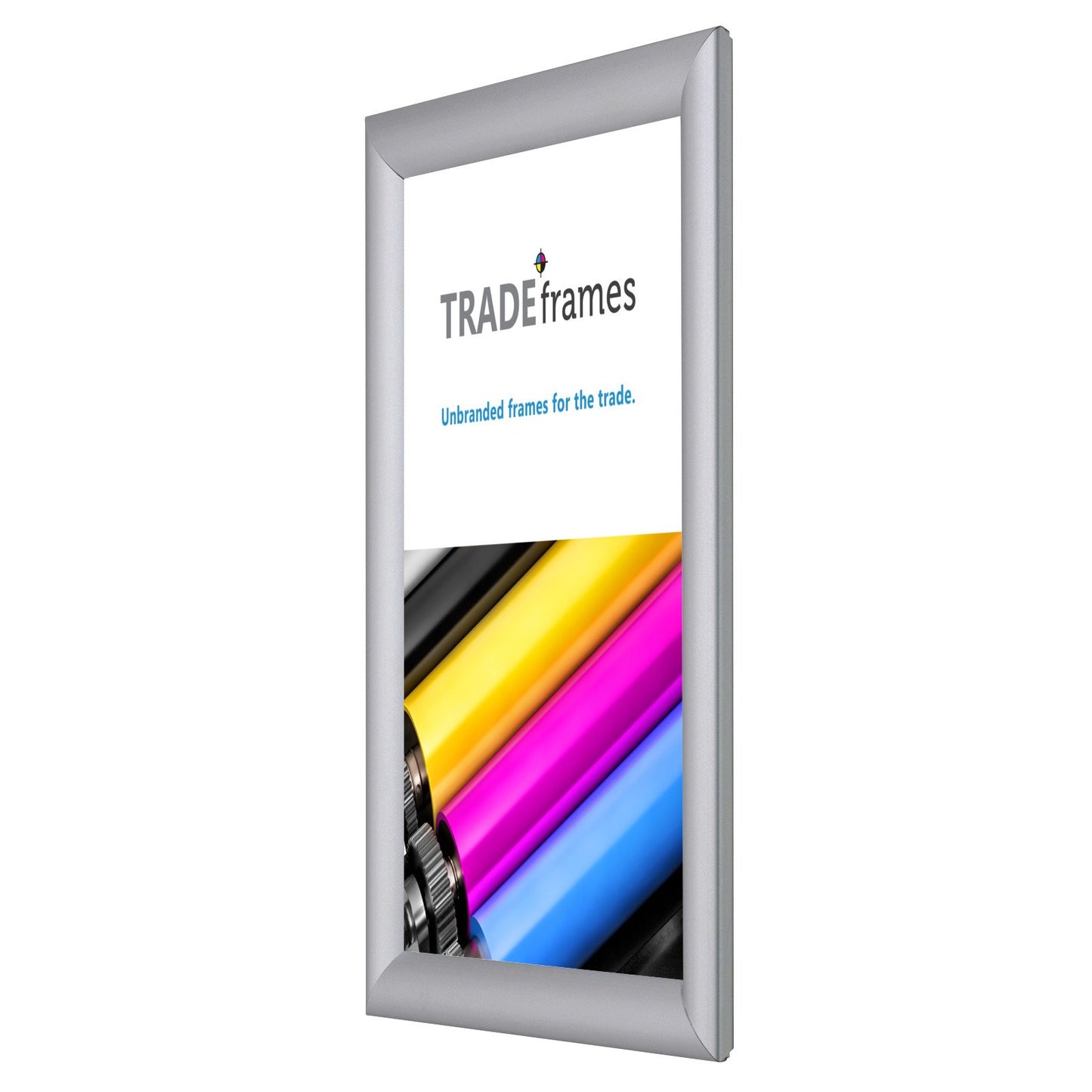 A4 (29.7 x 21 cm) Silver Snap Frame - 25MM Profile