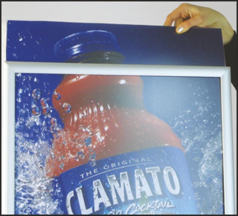 Slide-In Frame - Double Sided - Oval - Portrait